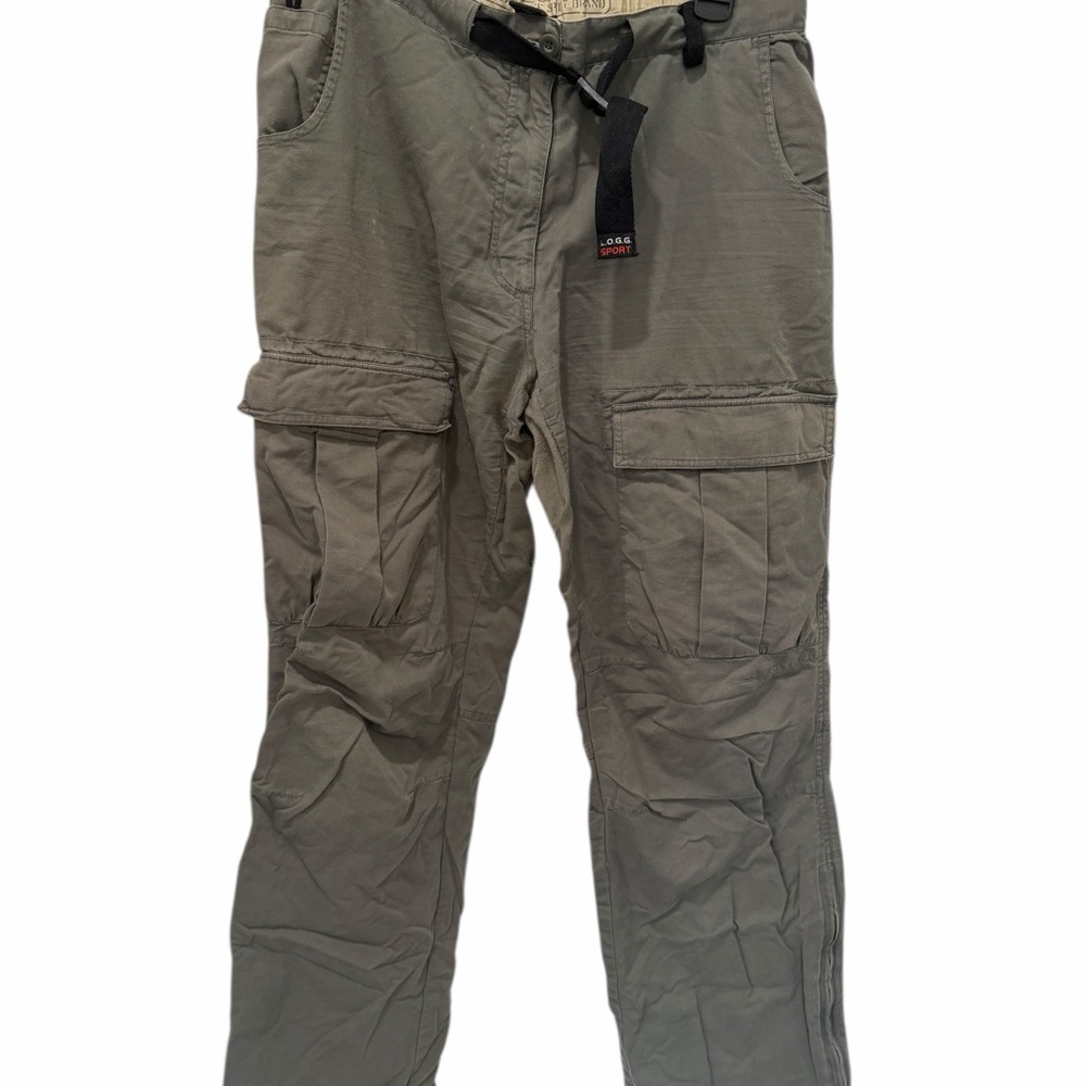 L.O.G.G Sport Cropped Cargo Pants in Khaki